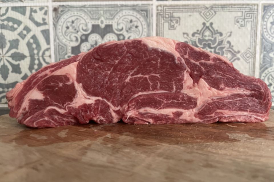 Reverse sear ribeye